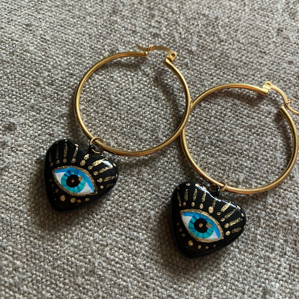 Edith Orozco Evil Eye/Passionate Glance Earrings